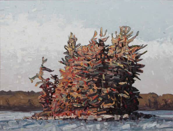 David Grieve Gull Rock Island 60x80