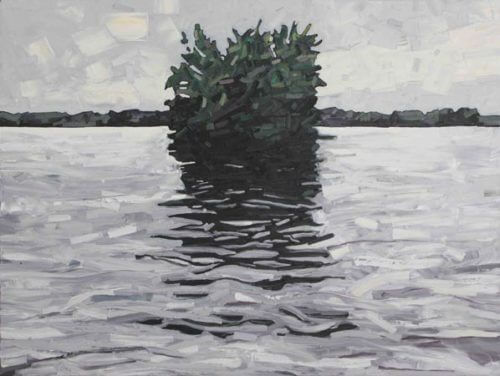 David Grieve Gull Rock Reflection 2 36x48