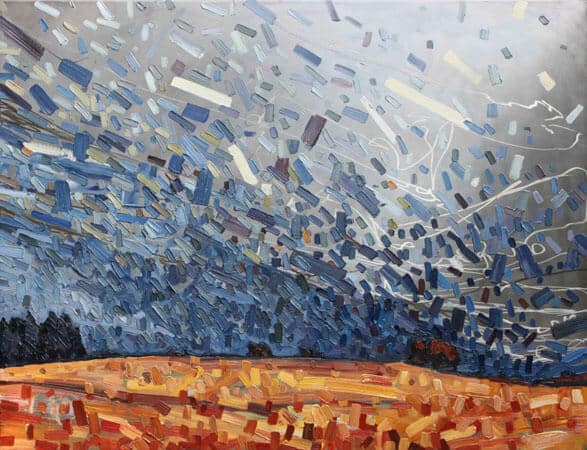 David Grieve Steel the Sky 2 30x40