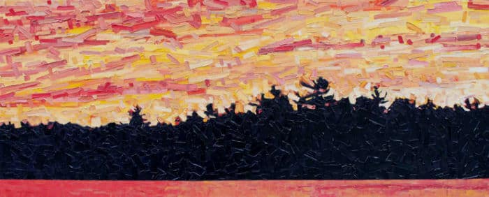 David Grieve Sunset Lake 4 24x60