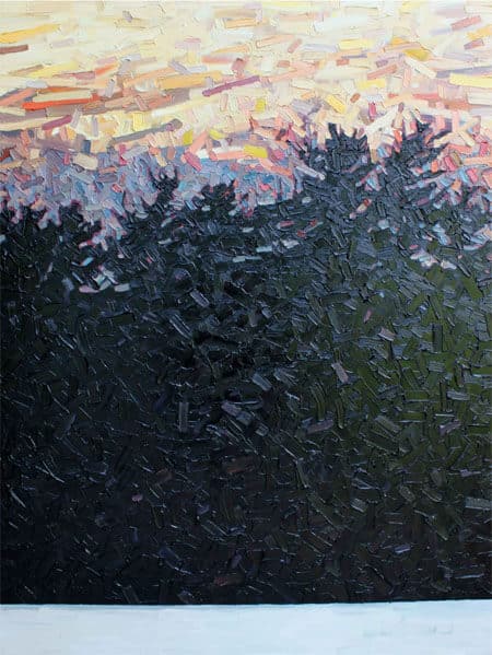 David Grieve Sunset Lake 8 48x36