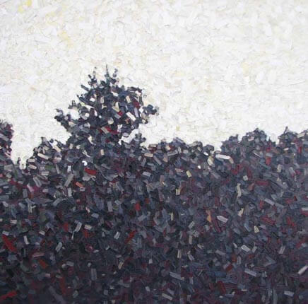 David Grieve Sunset Tree Tops 1 48x48