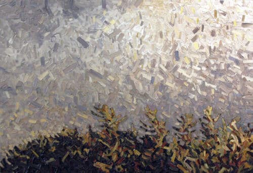 David Grieve Sunset Tree Tops 7 40x60