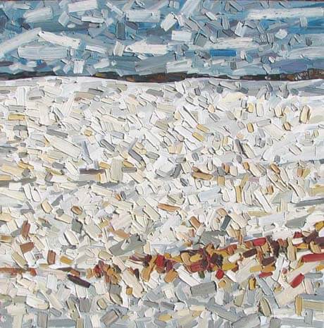David Grieve Winter Field 4 24X24