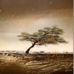 Ed Ambros Wind Blown 12x12