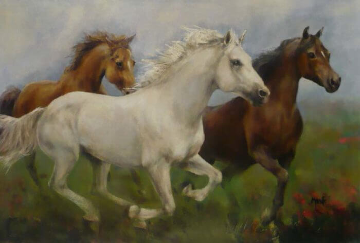 Morante Purple Sleepers 24x36