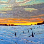 Norman Brown Winter Light 14x16