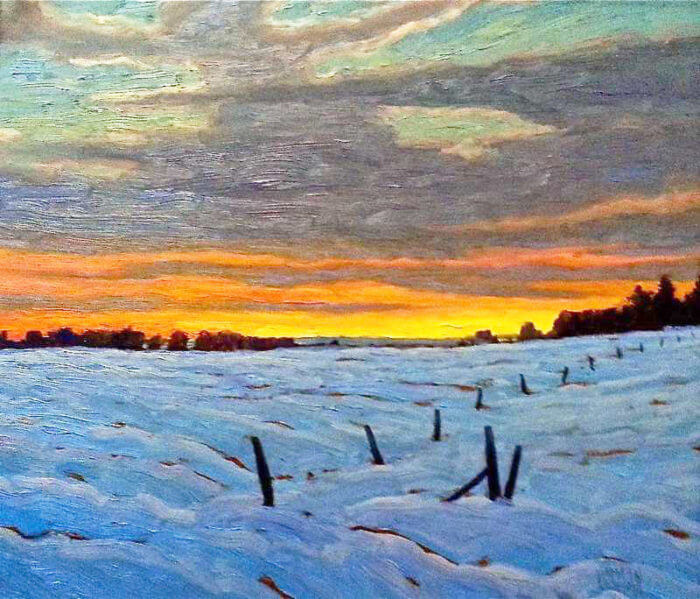 Norman Brown Winter Light 14x16
