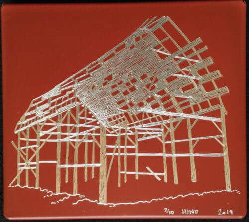 Dave Hind Hopes And Beams 7 Red 8.75x9.75