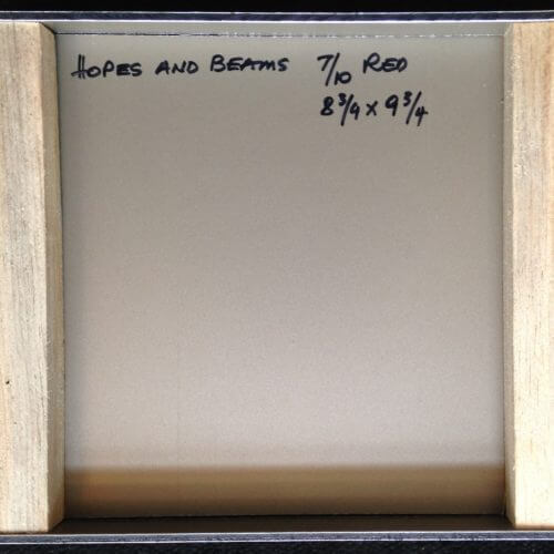 Dave Hind Hopes And Beams 7 Red 8.75x9.75 B