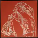 Dave Hind Pollinators 2 Red 9.75x9.75