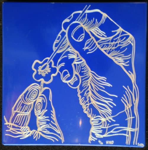 Dave Hind Pollinators 6 Dark Blue 12x12