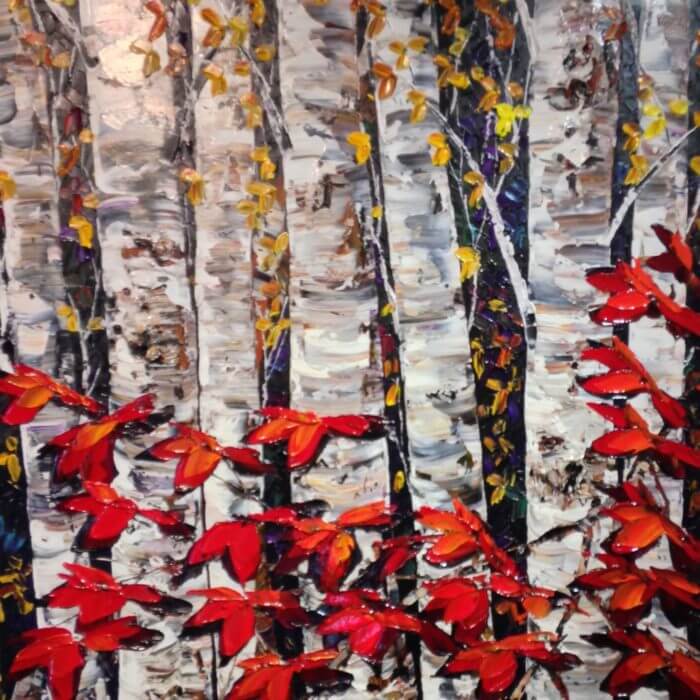 Maya Eventov Night Birch 60x40