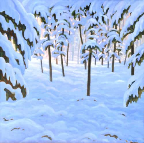 Norman Brown Light Through Forest 30×30