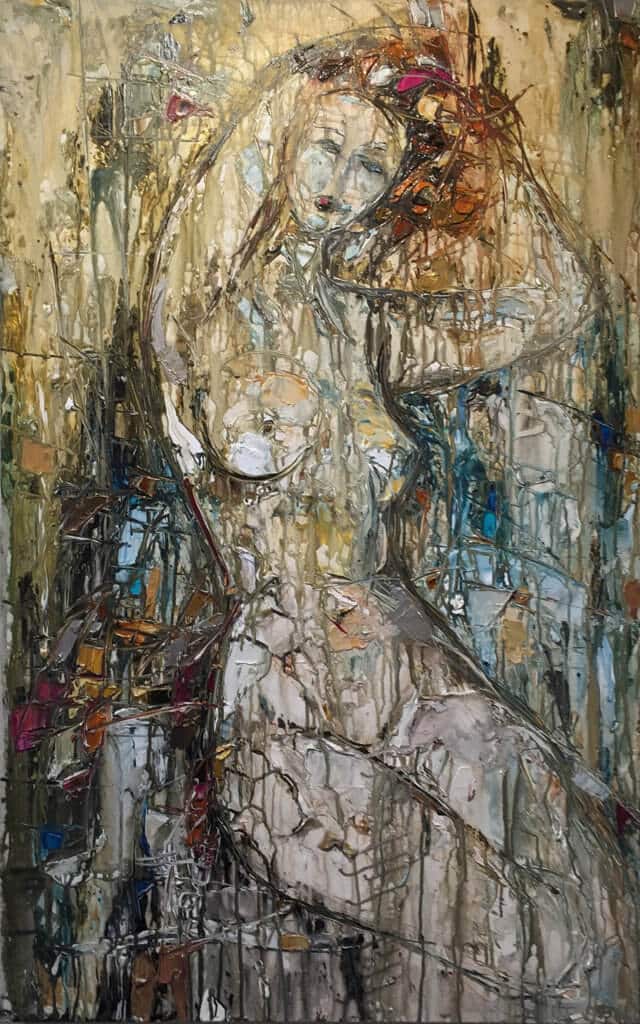 Abstract 2 Nude 48×30 SOLD