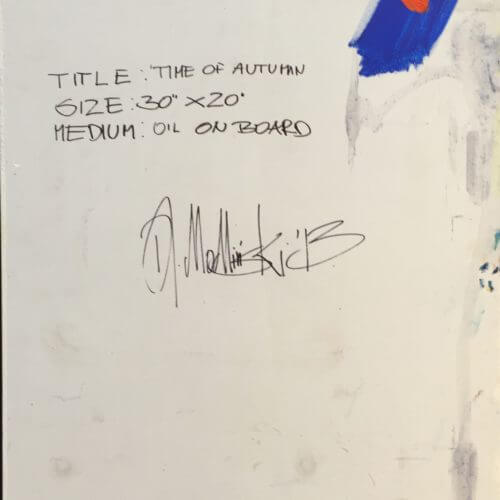 Dominik Modlinski Time of Autumn 30×20 B