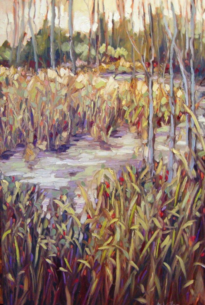 Chosen Places VII – original oil on canvas by Ann Willsie, 36″ × 24″