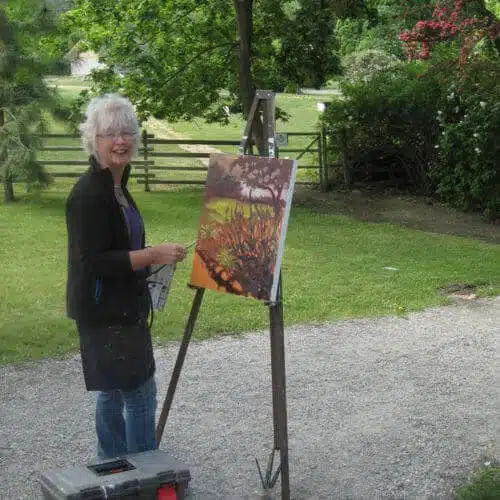 Ann Willsie Photo Plein Air Painting 2