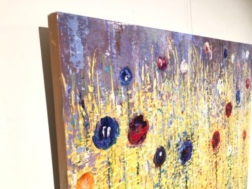 Flona Hoop Flowers a Field a17 36x48 Detail2