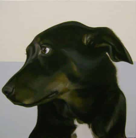 Gretta Gibney In the Ruff-Whistful Giclee 30x30