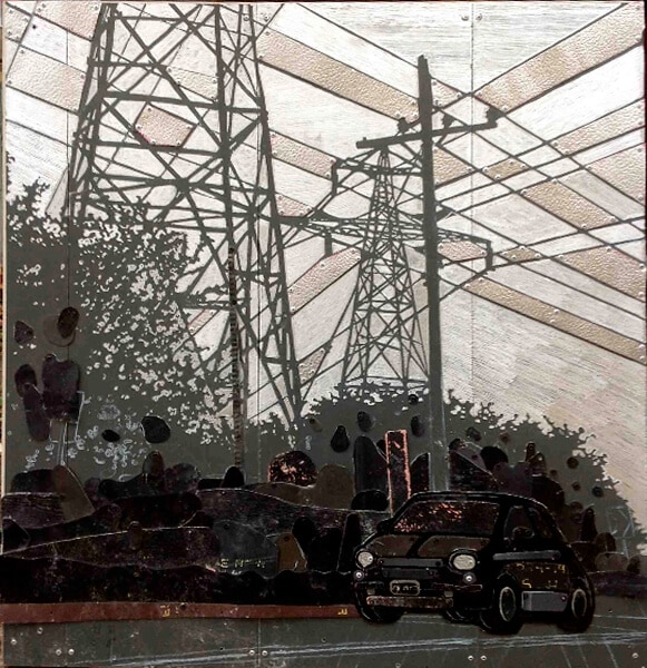 Dave Hind Night Lines 31x32