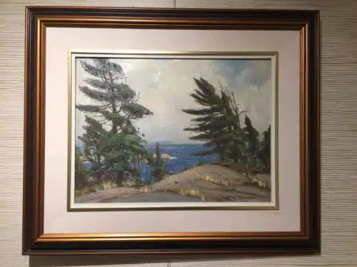 Frank Panabaker White Skies Georgian Bay 12x16 Gallery Wall