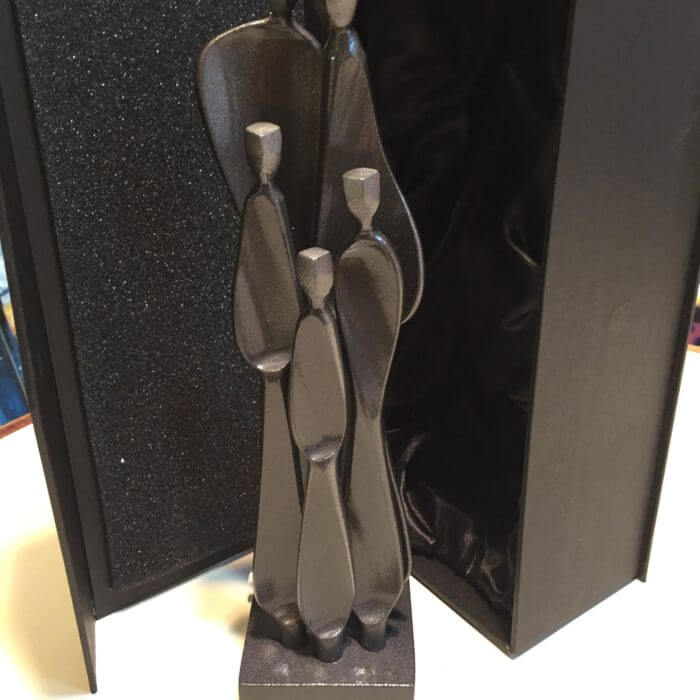 Boris Kramer Family with Three Children Steel Detail 1