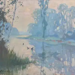 Frank Panabaker Dawn 20x24 AFTER CLEANING