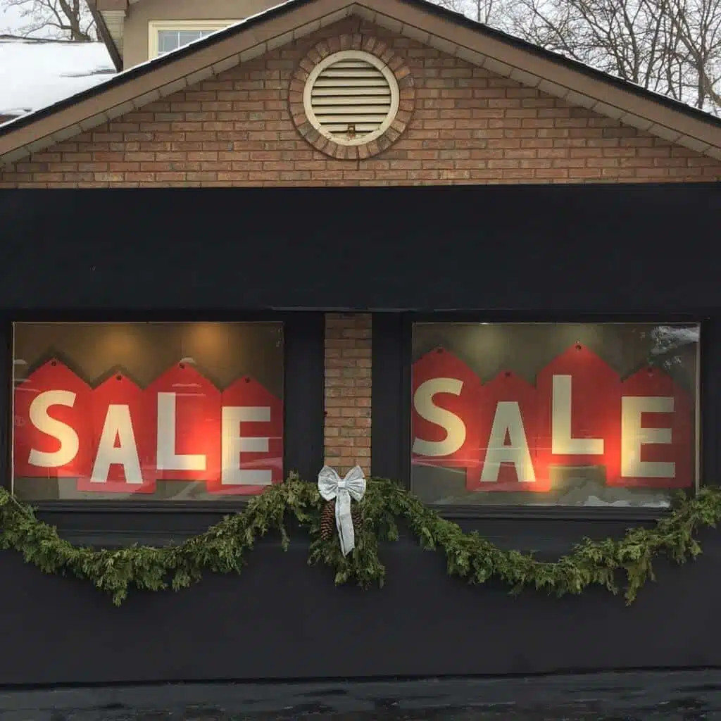 Sale Windows at Creations Art Gallery