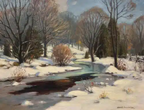 Frank Panabaker Onario Snowy River 16x20
