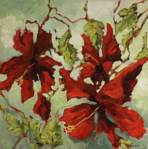 Ann Willsie Hibiscus ii 20X20