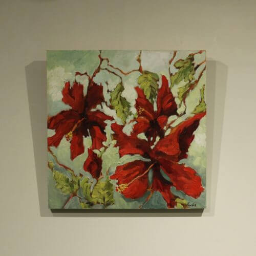 Ann Willsie Hibiscus ii 20X20 D1