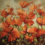Ann Willsie Icelandic Poppies 36X36