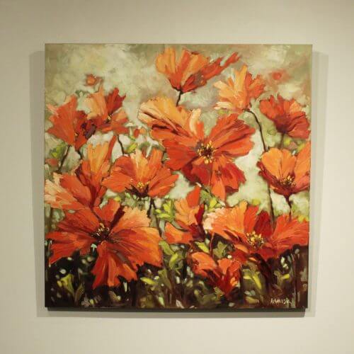 Ann Willsie Icelandic Poppies 36X36 D1