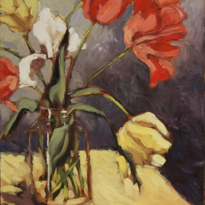 Ann Willsie Tulips Still Life 20x16