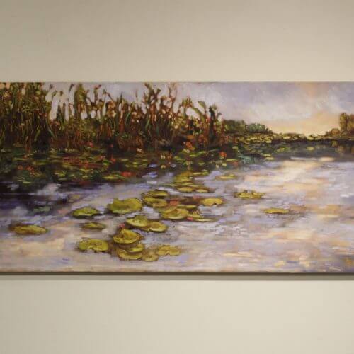 Ann Willsie Lilly Pond 24X48 D1