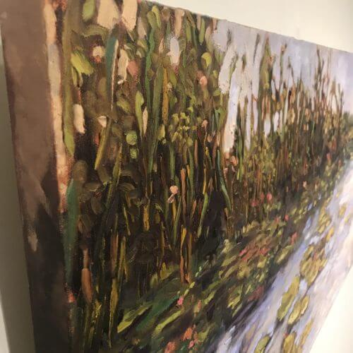 Ann Willsie Lilly Pond 24X48 D2