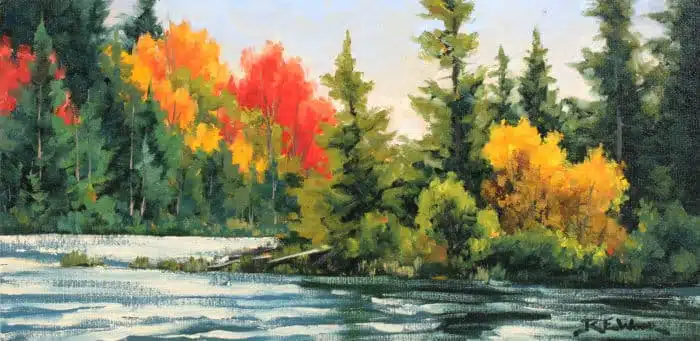 Robert E Wood Canoe Lake Algonquin 8x16