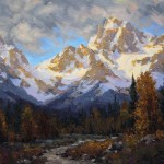 Robert E Wood Evening Glow 18x24