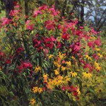 Robert E Wood Garden in Algonquin Park 24x30