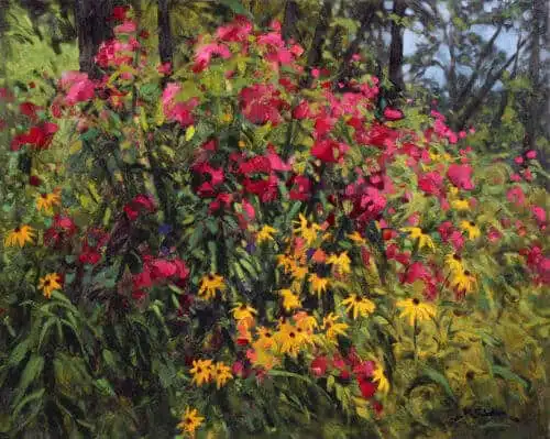 Robert E Wood Garden in Algonquin Park 24x30