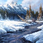 Robert E Wood Morning Light Rummel Creek 36x48