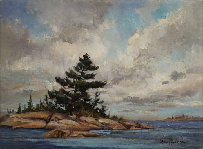 Sam Panoessa Against The Win 12X16