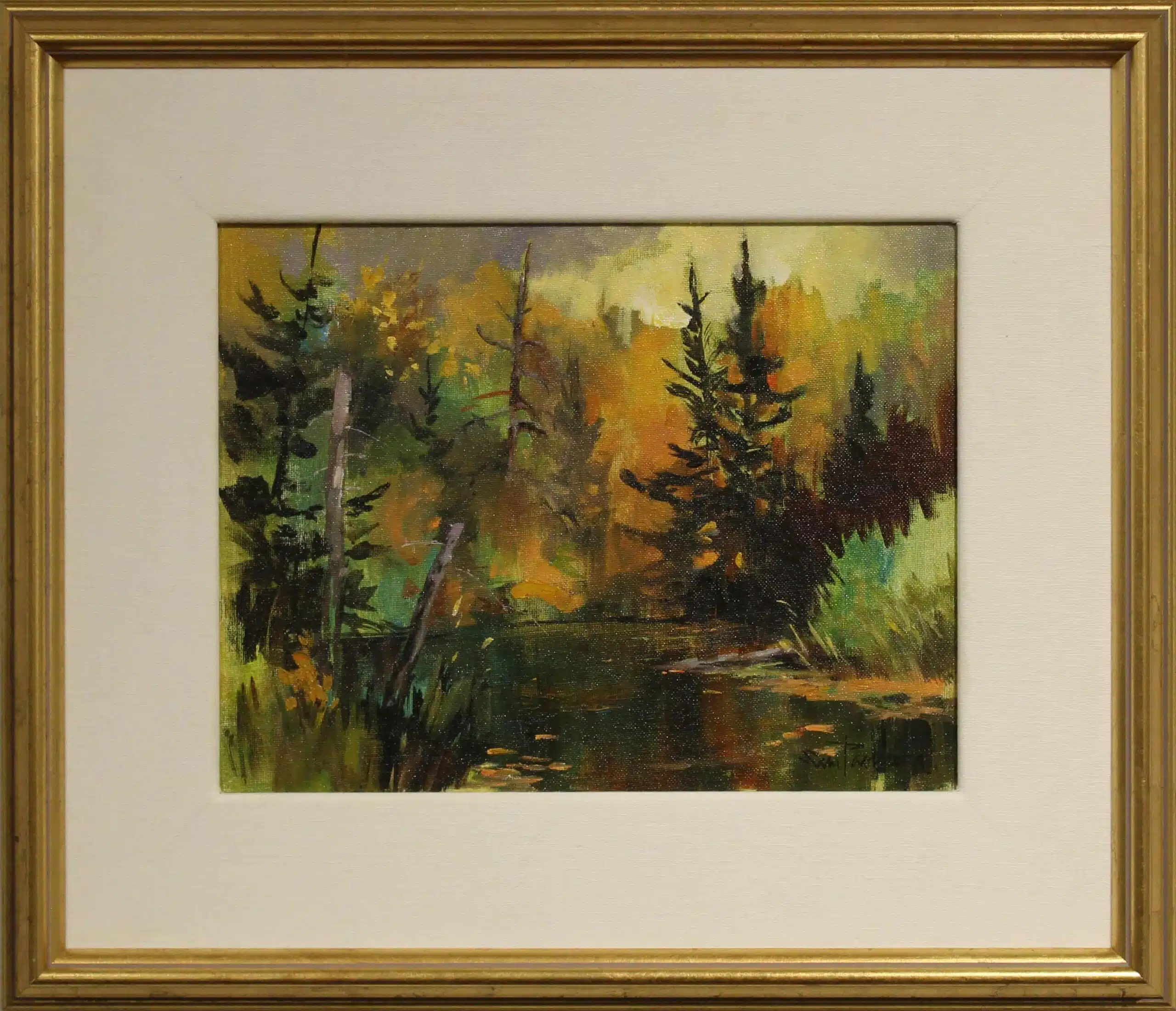 Bon Echo Provincial Park – original oil on board by Sam Paonessa, 11″ × 14″