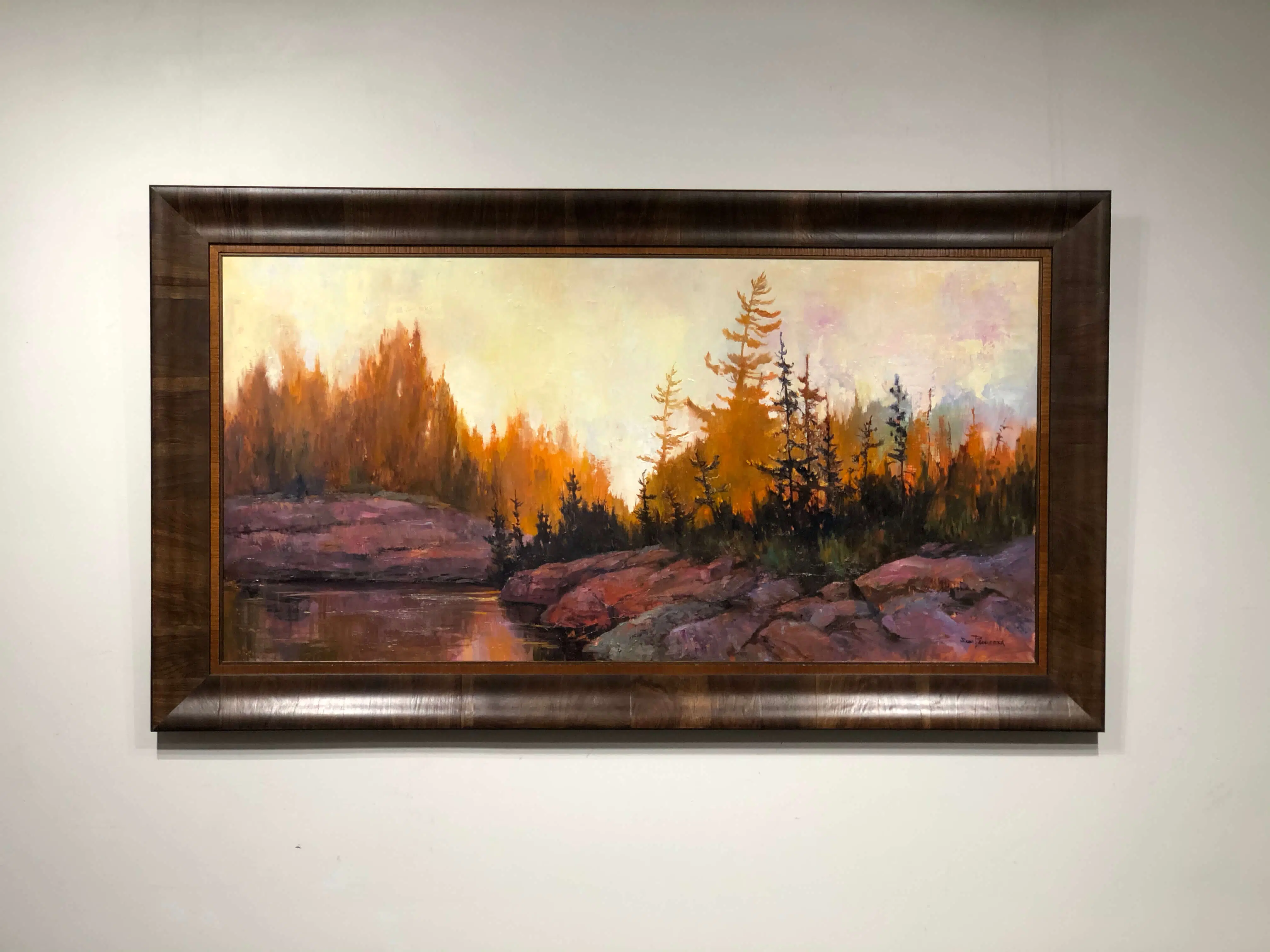 Georgian Classic – original oil on panel by Sam Paonessa, 24″ × 48″