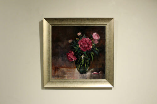 Sam Paonessa Pink Peonies 18X18 D2