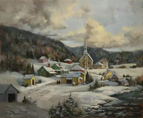 Sam Paonessa Winter In The Saguenay 20X24