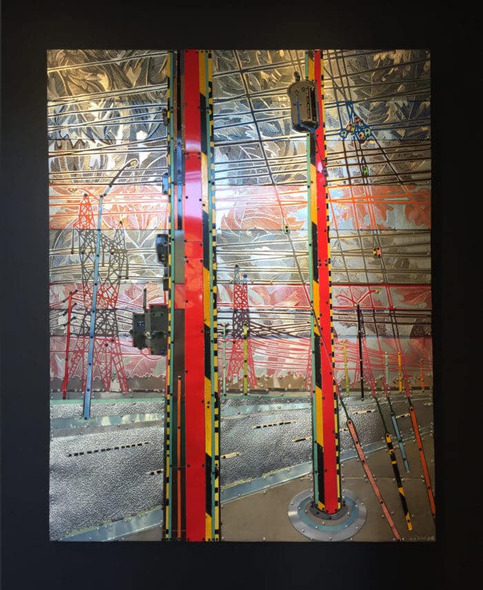 Dave Hind Lines of Power 48×39 Detail 3