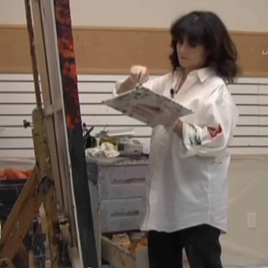 Art Workshop Nov 17 2018 – original acrylic on canvas by Maya Eventov