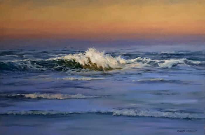 Robert Amirault Catching First Light 24X36